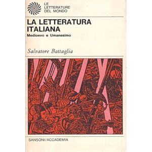 La Letteratura Italiana - Tomo I: Medioevo e Umanesimo.