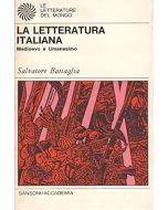 La Letteratura Italiana - Tomo I: Medioevo e Umanesimo.